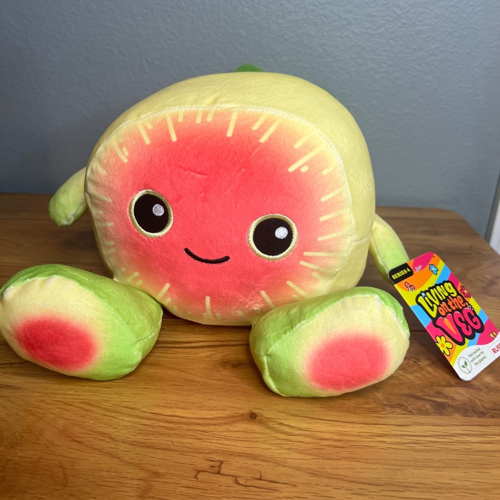 Russ Living on the Veg Plush Harry Watermelon Series 4 Jazwares 16‎ Inch Toy NWT